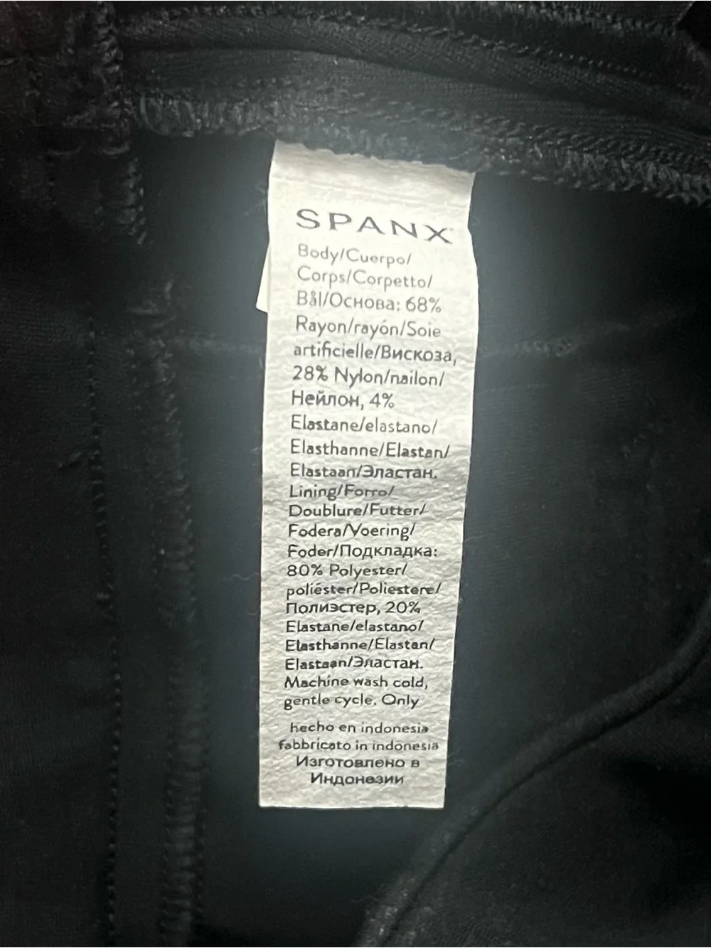 SPANXsupersmooth™ PerfectFit Ponte Slim Straight Pant Classic Black Size Small